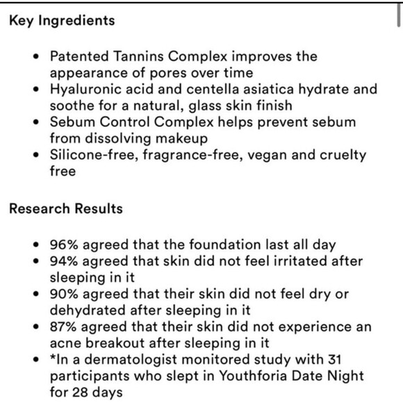 NIB YOUTHFORIA Foundation Medium shade 360 - Picture 5 of 7